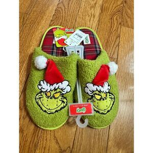 Dr. Seuss How The Grinch Stole Christmas Holiday Slippers Women's Sz Large 10